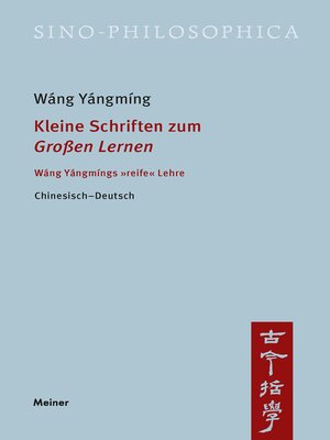 cover image of Kleine Schriften zum »Großen Lernen«
